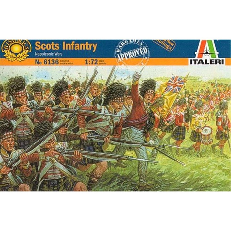 Italeri 6136 1/72 NAPOLEONIC WARS – SCOTS INFANTRY