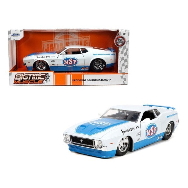 Jada 33858 1/24 1973 Ford Mustang Mach 1 (Mike’s Performance Shop) – BigTime Muscle