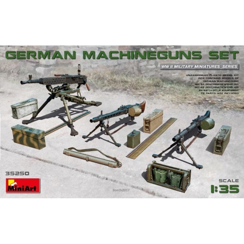 MiniArt 35250 1/35 GERMAN MACHINE GUNS