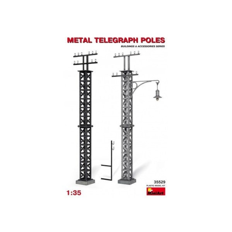MiniArt 35529 1/35 Metal Telegraph Poles