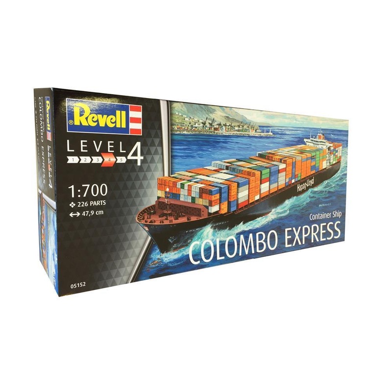 Revell 05152 1/700 COLOMBO CONTAINER SHIP W/ETCHED PARTS
