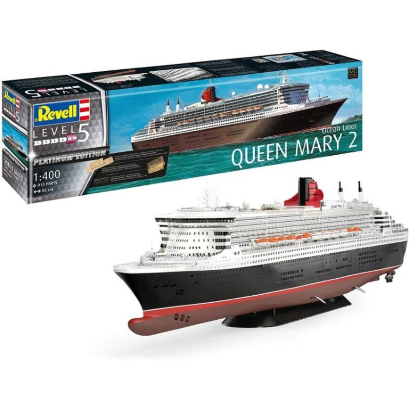 Revell 5199 1/400 Queen Mary 2 Platinum Edition