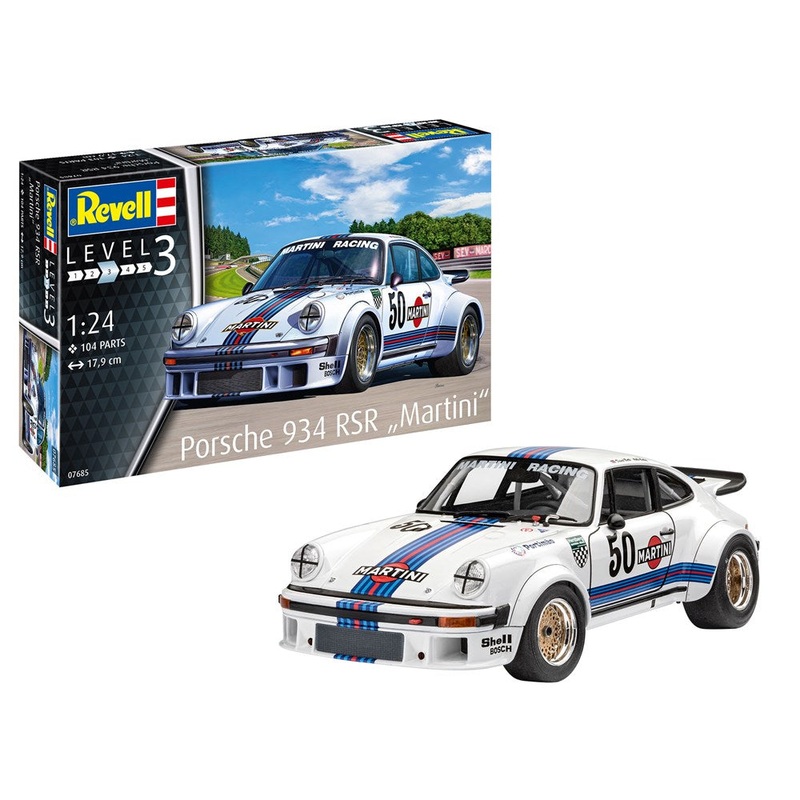 Revell 7685  1/24 Porsche 934 Rsr Martini