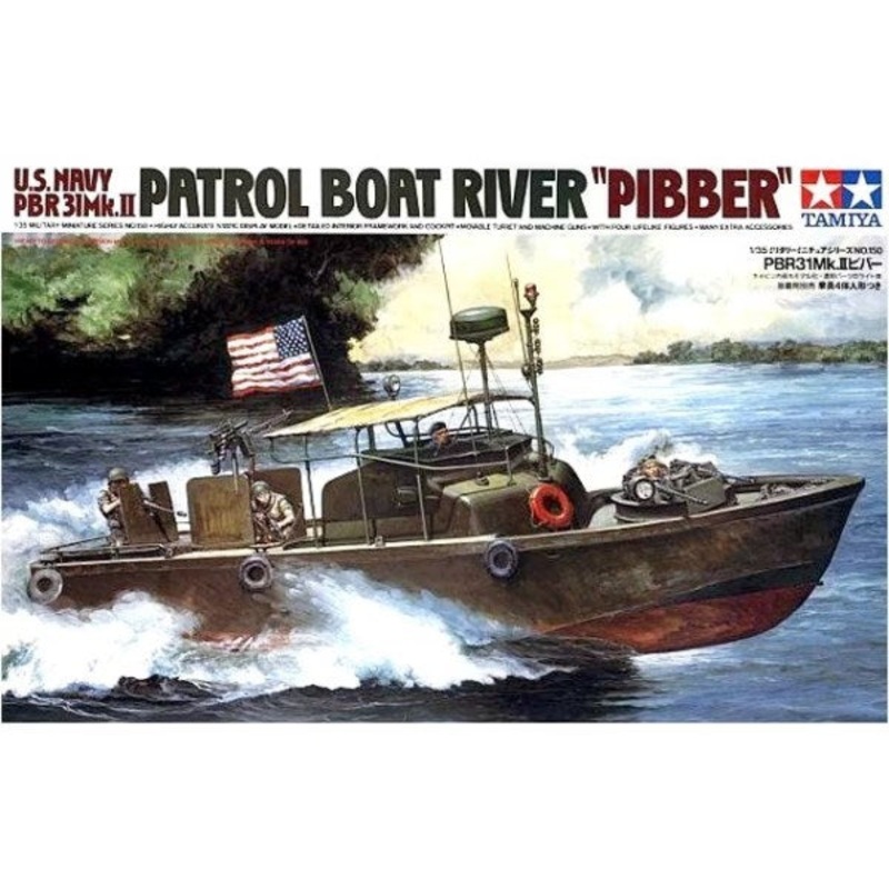 Tamiya 35150 1/35 U.S. Navy PBR 31 Mk.II Patrol Boat River Pibber