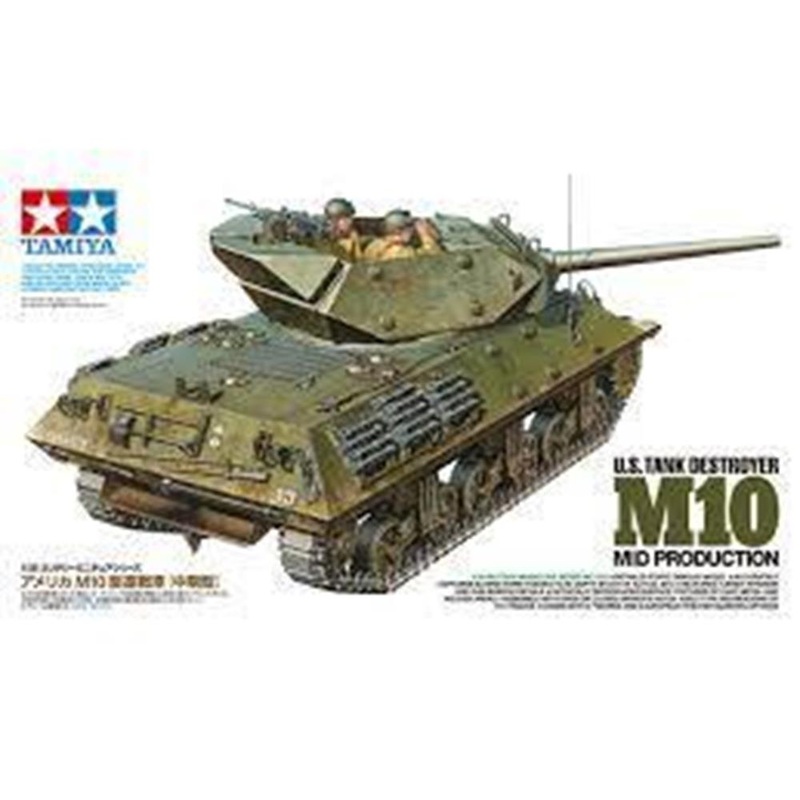 Tamiya 35350 1/35 U.S. Tank Destroyer M10 – Mid Production