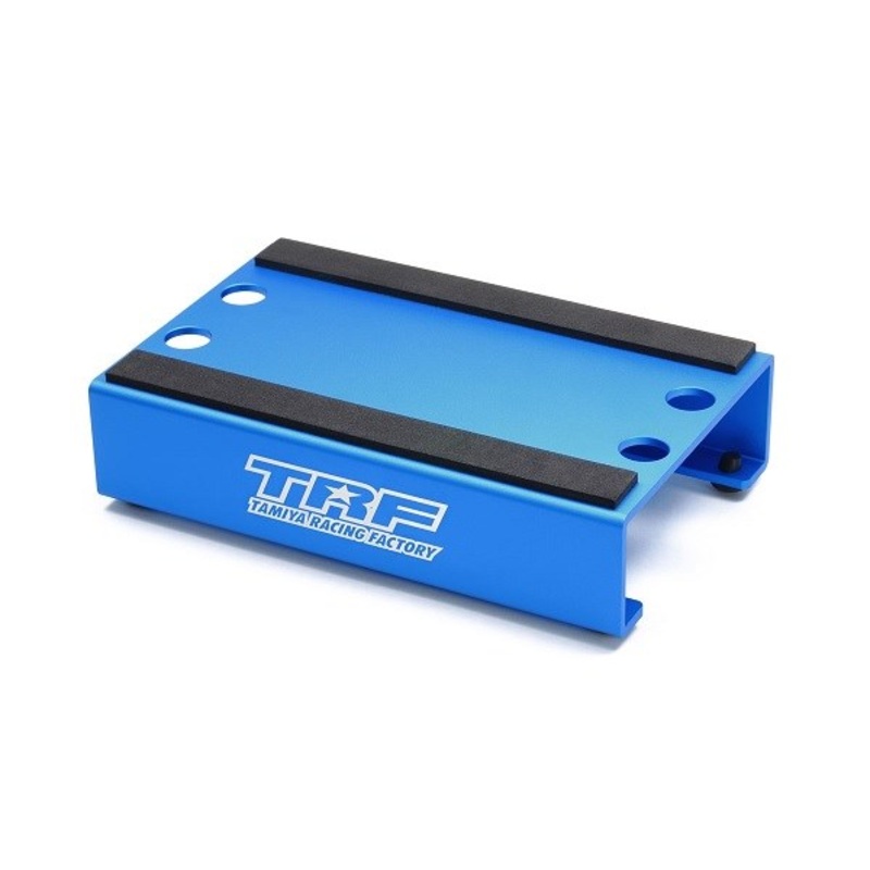 Tamiya 42371 TRF RC Car Maintenance Stand – Blue