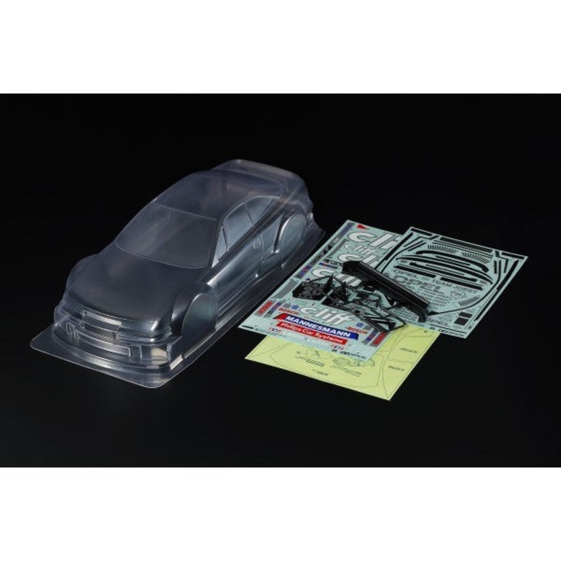 Tamiya 51689 RC Body Set: 1/10 Opel Calibra V6 Cliff (TT-01E) – Unpainted