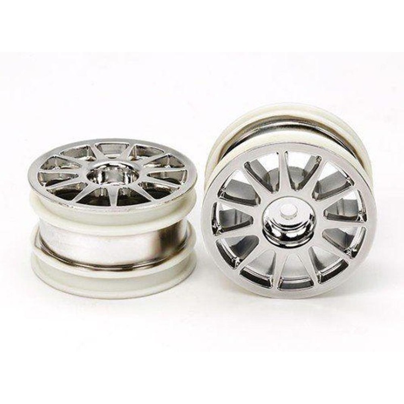Tamiya 54824 M CHASSIS 11 SPOKE CHROME WHEEL