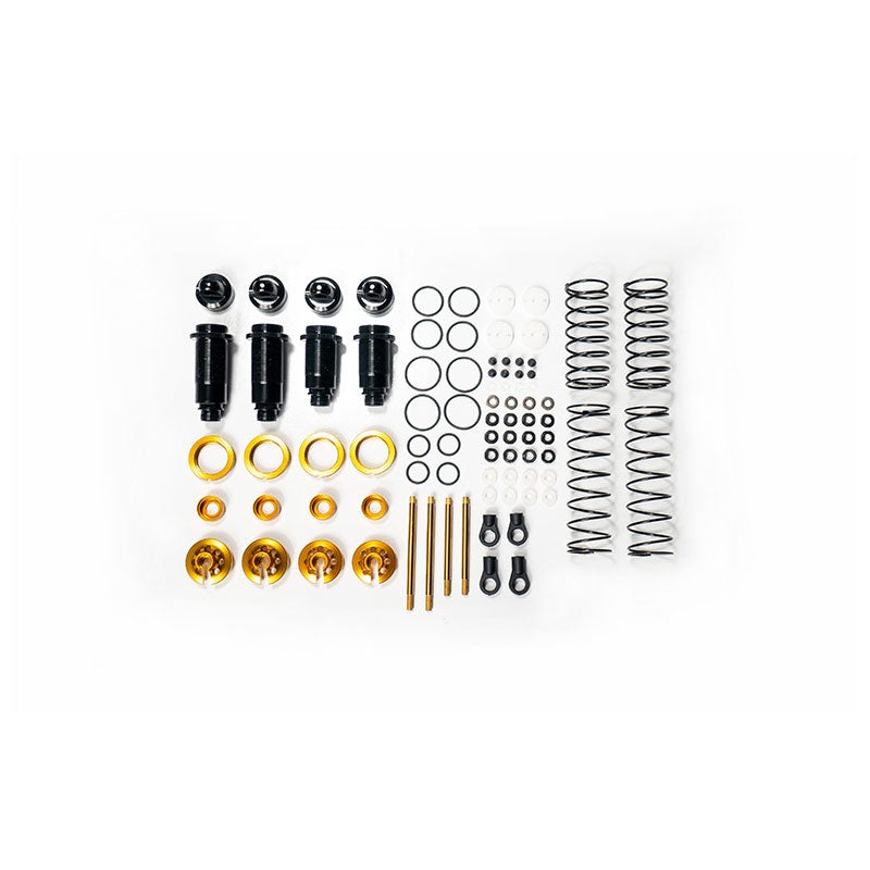 Koswork KOS04351-1GD Kyosho 12mm Gold Big Bore Buggy Shock Set (F & R)