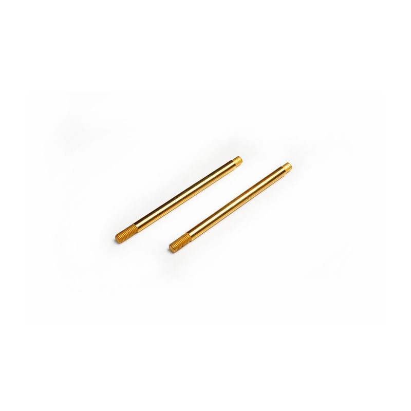 Koswork KOS04826 Rear Shock Shaft TiN Coated 3×47.75mm (2) 12mm & 13mm Shock AE 27.5mm