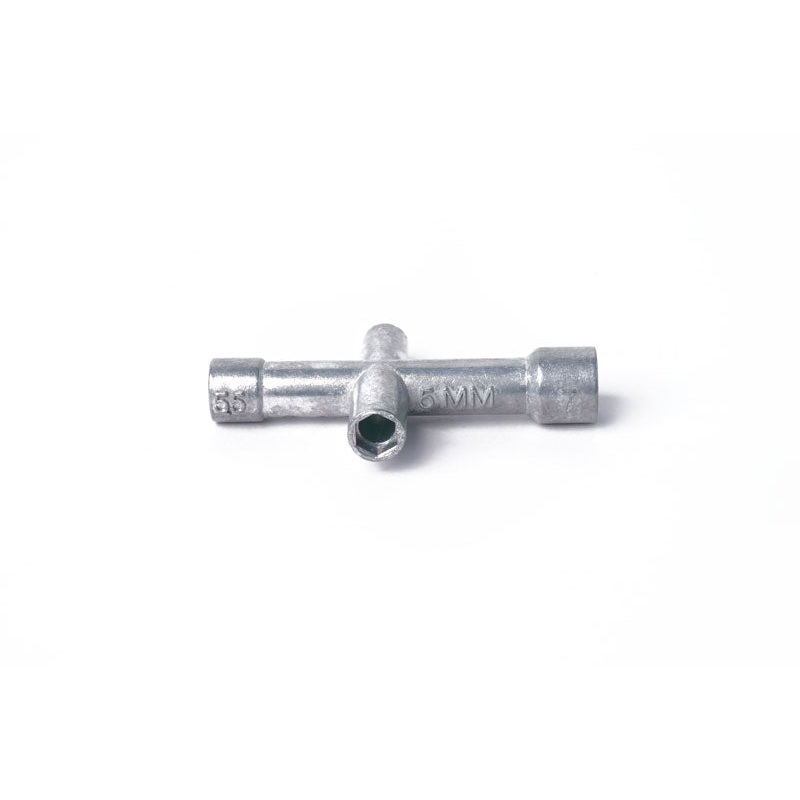 Koswork KOS13267 M2/2.5/3/4mm Nut Cross Wrench (4, 5, 5.5 & 7mm)