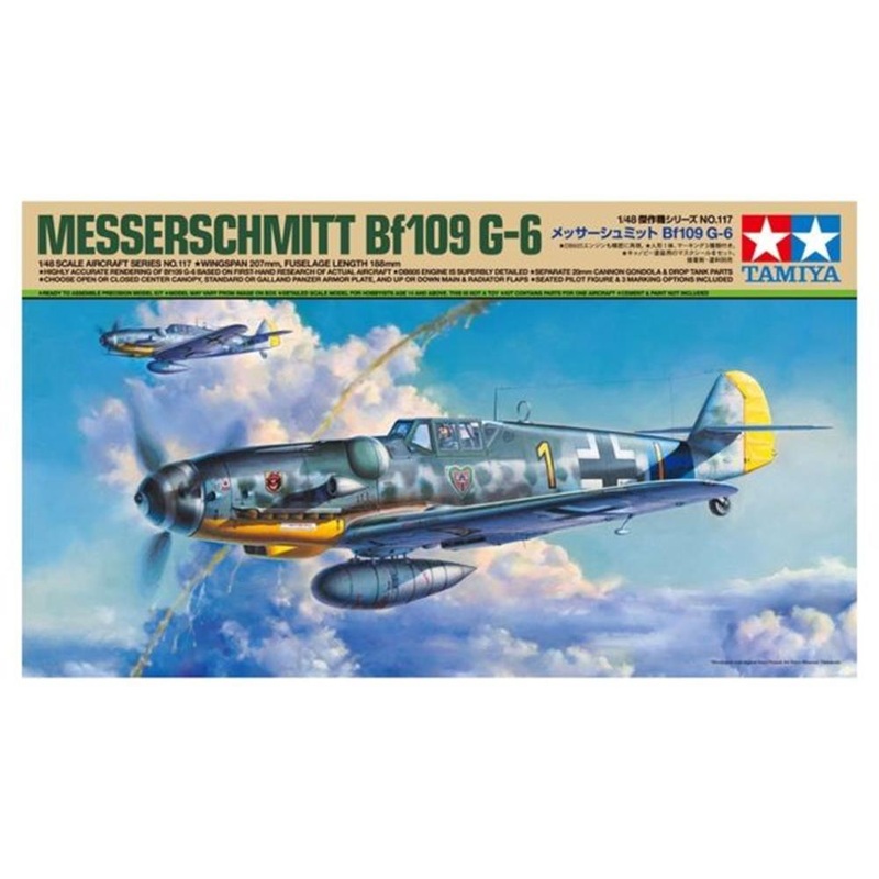 Tamiya 61117 1/48 Bf109 G-6