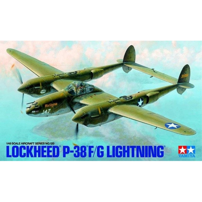Tamiya 61120 1/48 Lockheed P-38F/G Lightning