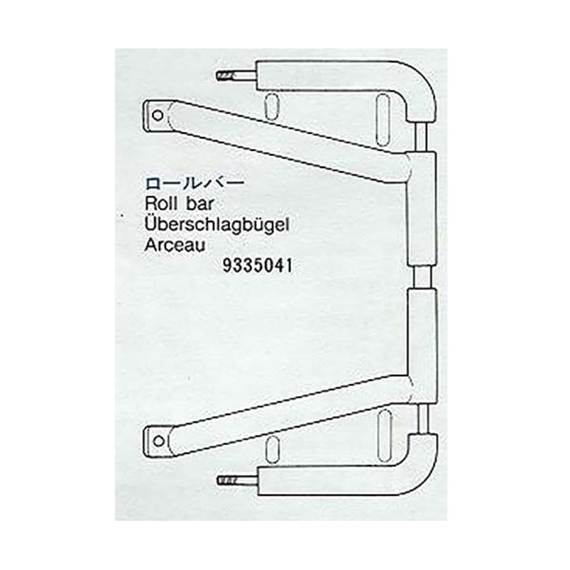 Tamiya 9335041 Roll Bar – Clod Buster/Midnight Pumpkin