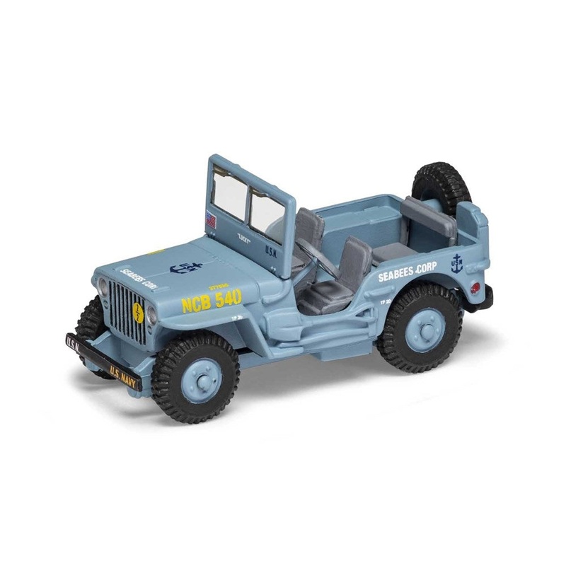 Corgi CS90633 Willys Jeep – USN Seabees