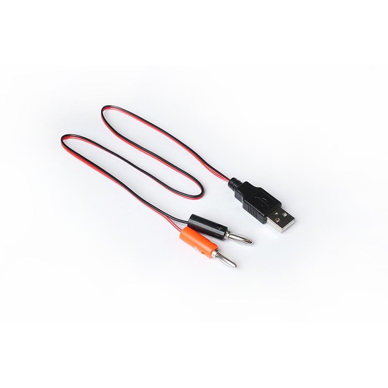 Koswork KOS05111-3 Power Lead/Cable (USB to 4mm Banana Plugs) 50cm