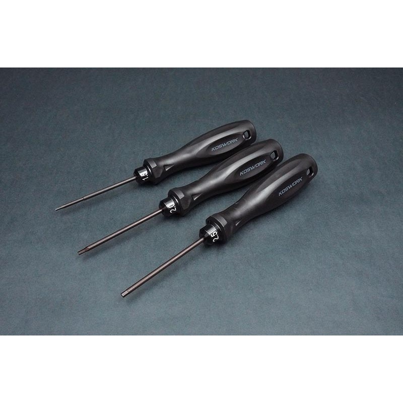 Koswork KOS13213-HSET3 Hex Wrench Set 1.5mm, 2.0mm & 2.5mm (w/75mm Tip)