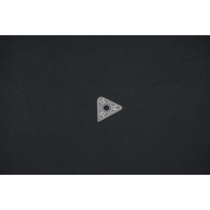 Koswork KOS13321-13 Steel Ride Height Gauge Plate (13~15mm, 1/10 Buggy Carpet)