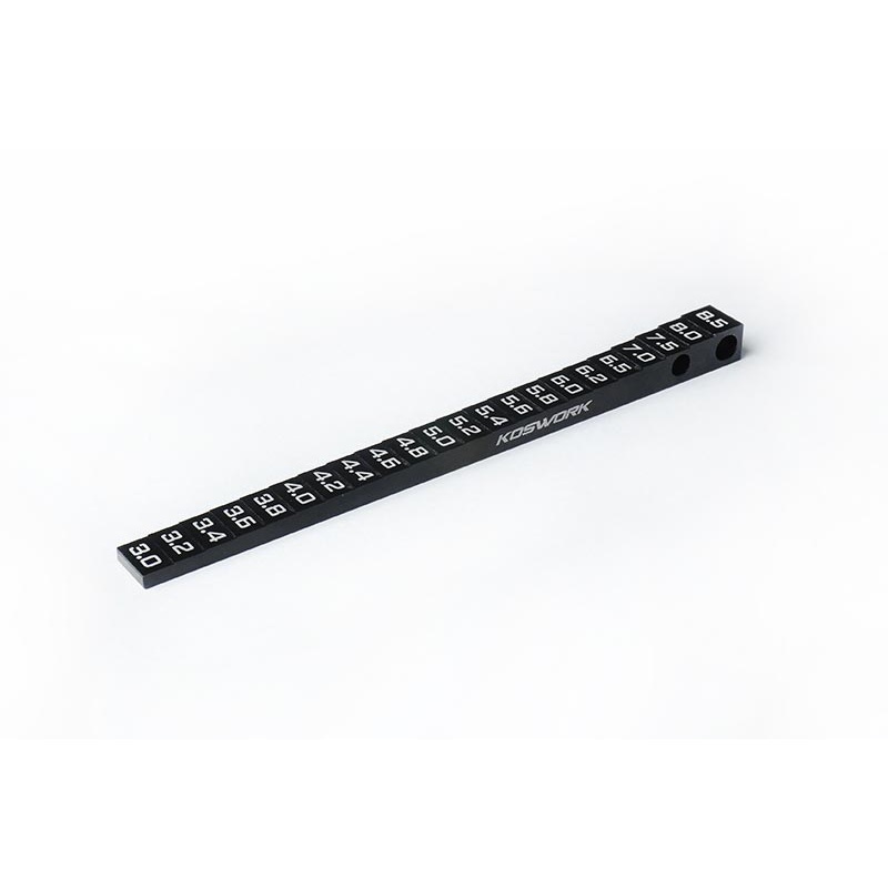 Koswork KOS13351 1/12 & 1/10 On Road Ride Height Gauge (3.0~8.5mm)