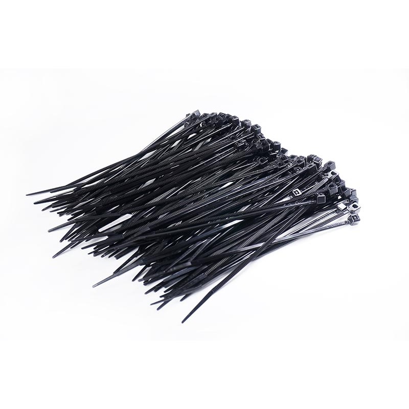 Koswork KOS14531-100 100pcs 2x100mm High Strength Cable Zip Tie Black
