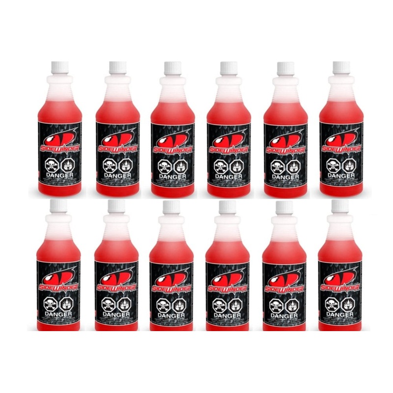 12x Cool Power F-SW-R-20-Q SideWinder RACE 20% Nitro Fuel Non Ringed Engine 12% Oil. (12x 1 Quart Bottles)