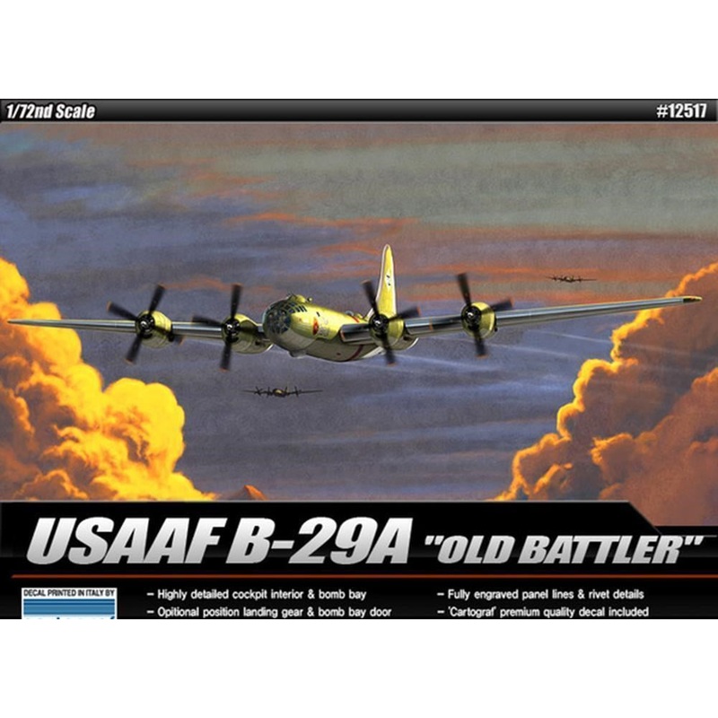 Academy 12517 1/72 USAAF B-29A OLD BATTLER