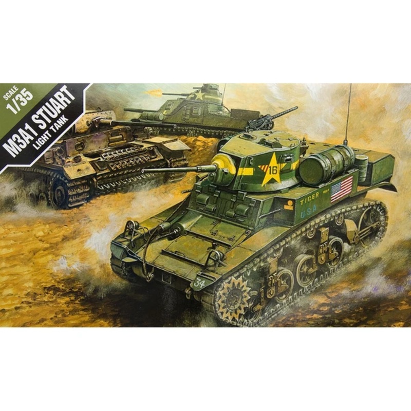 Academy 13269 1/35 U.S. M3A1 STUART LIGHTTANK -1398