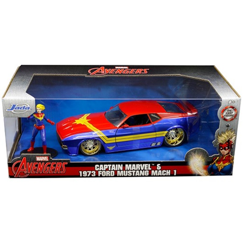 Jada 31193 1/24 HWR – ’73 Mach 1 W/ CPT Marvel
