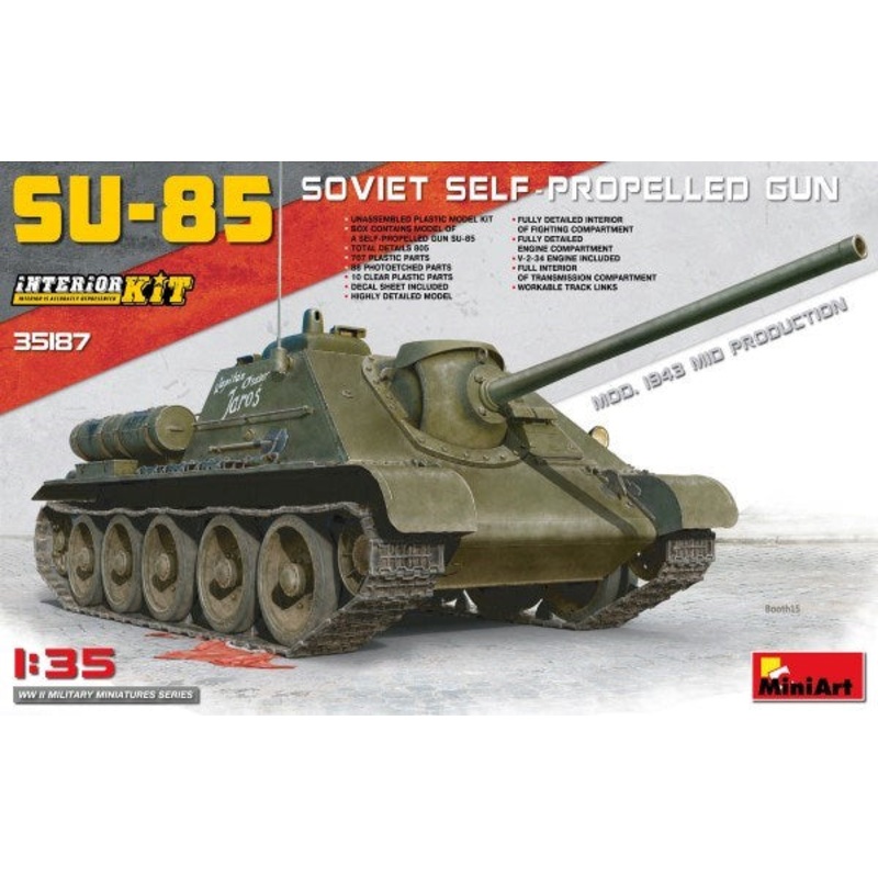 MiniArt 35187 1/35 SU-85 Mod. 1943 MID W/INT KIT