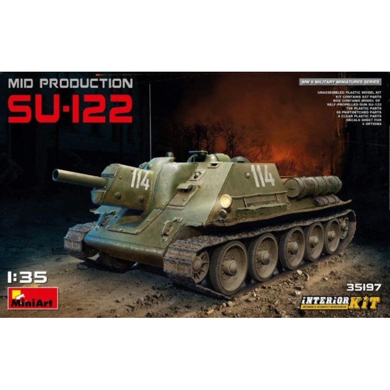MiniArt 35197 1/35 SU-122 MID W/INT KIT