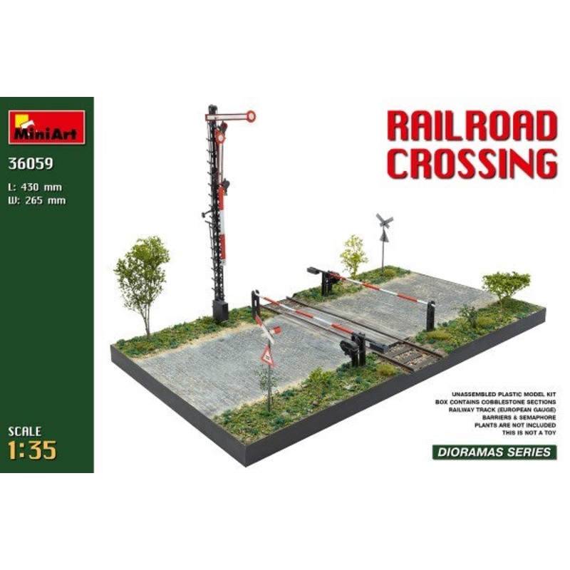 MiniArt 36059 1/35 RAILROAD CROSSING