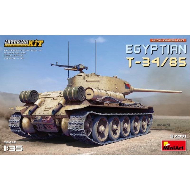 MiniArt 37071 1/35 EGYPTIAN T-34/85 W/INT