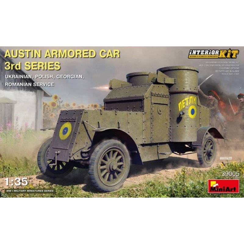MiniArt 39005 1/35 AUSTIN ARMOURED CAR: UKR;POL;GRG; ROM