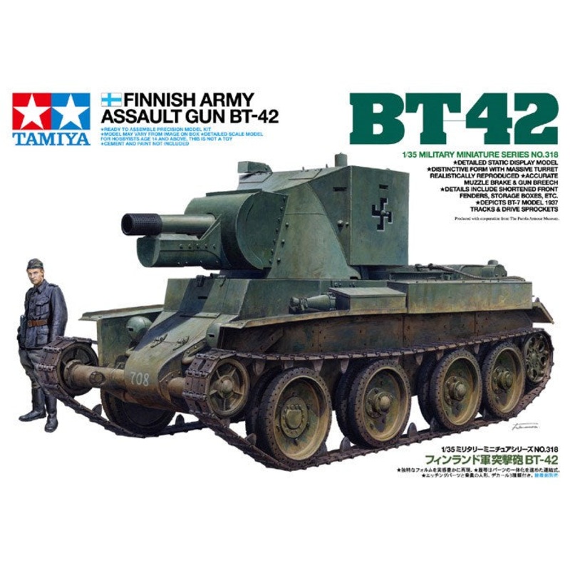 Tamiya 35318 1/35 Finnish Army Assault Gun BT-42
