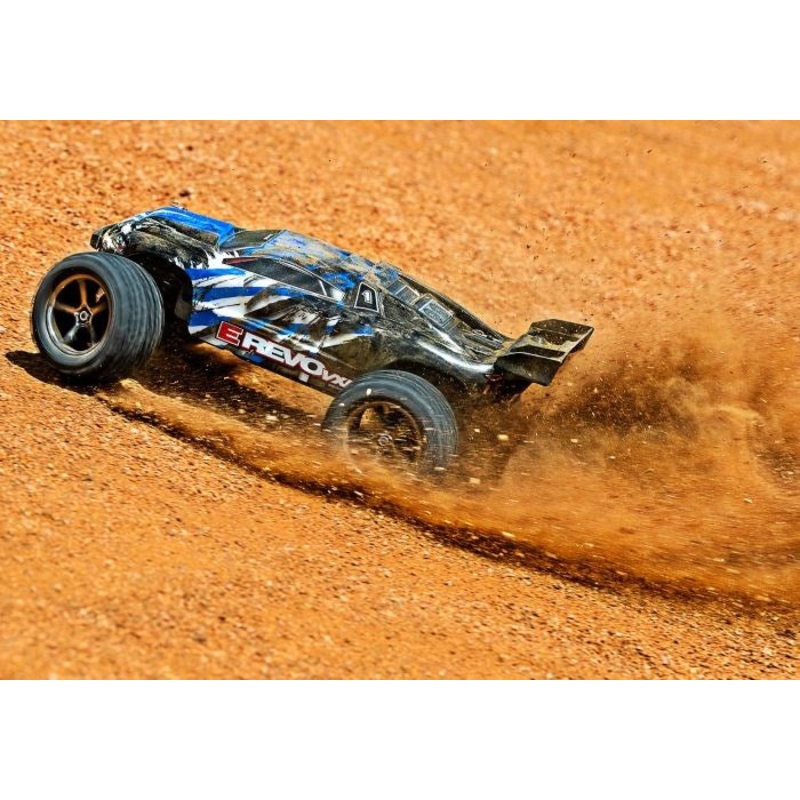 Traxxas 71076-8 1/16 Scale E-Revo VXL: 4X4 Brushless Monster Truck w/USB-C