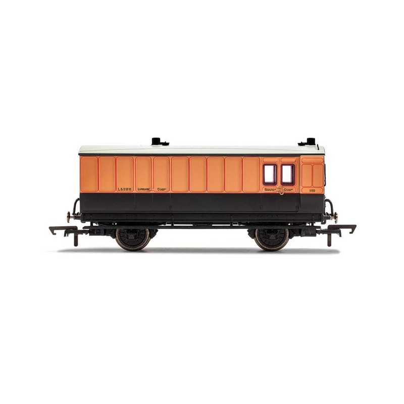 xHornby R40064 LSWR 4WC Brake Baggage 140