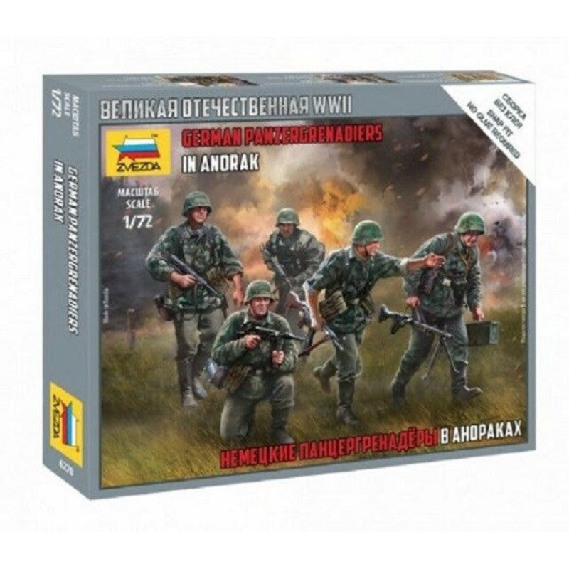 Zvezda 6270 1/72 German Panzergrenadiers in Anoraks