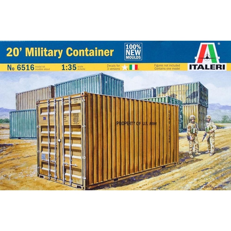 Italeri 6516 1/35 20 MILITARY CONTAINER