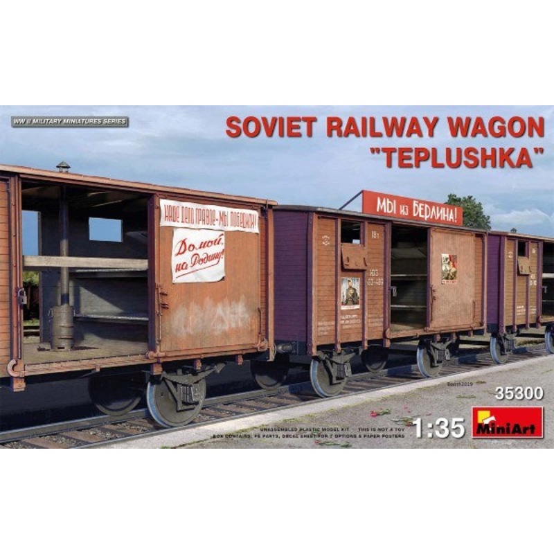 MiniArt 35300 1/35 SOVIET RAILWAY WAGON TEPLUSHKA