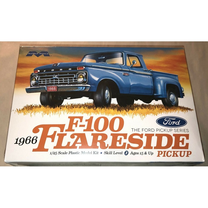 Moebius Models 1232 1/25 Scale 1966 Ford F-100 Flareside Pickup