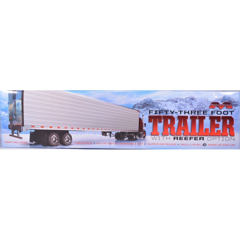 Moebius Models 1302 1/25 53-Foot Trailer w/Reefer Option