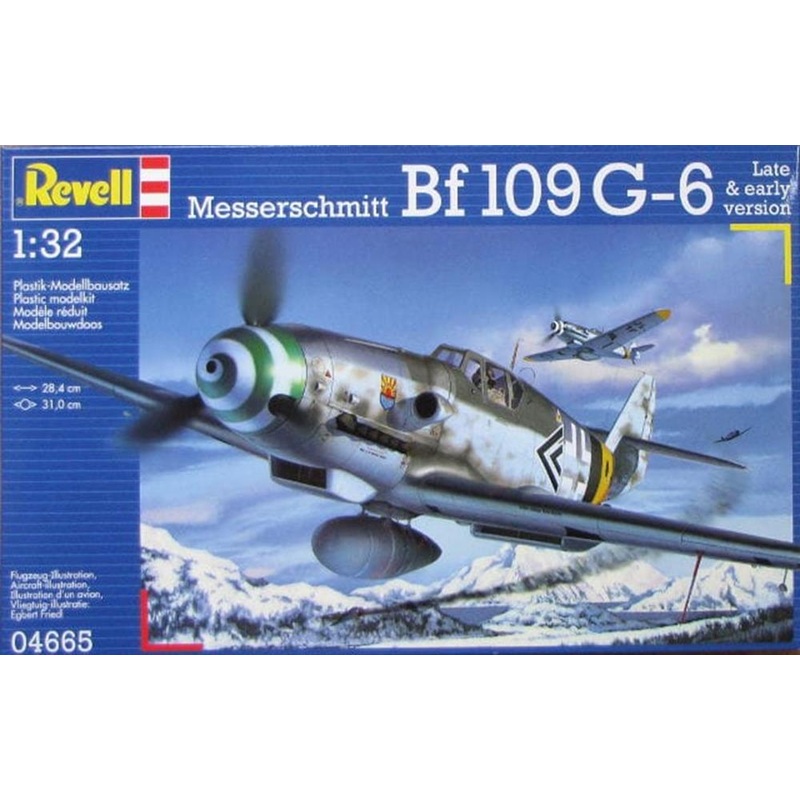 Revell 04665 1/32 MESSERSCHMITT BF109 G-6