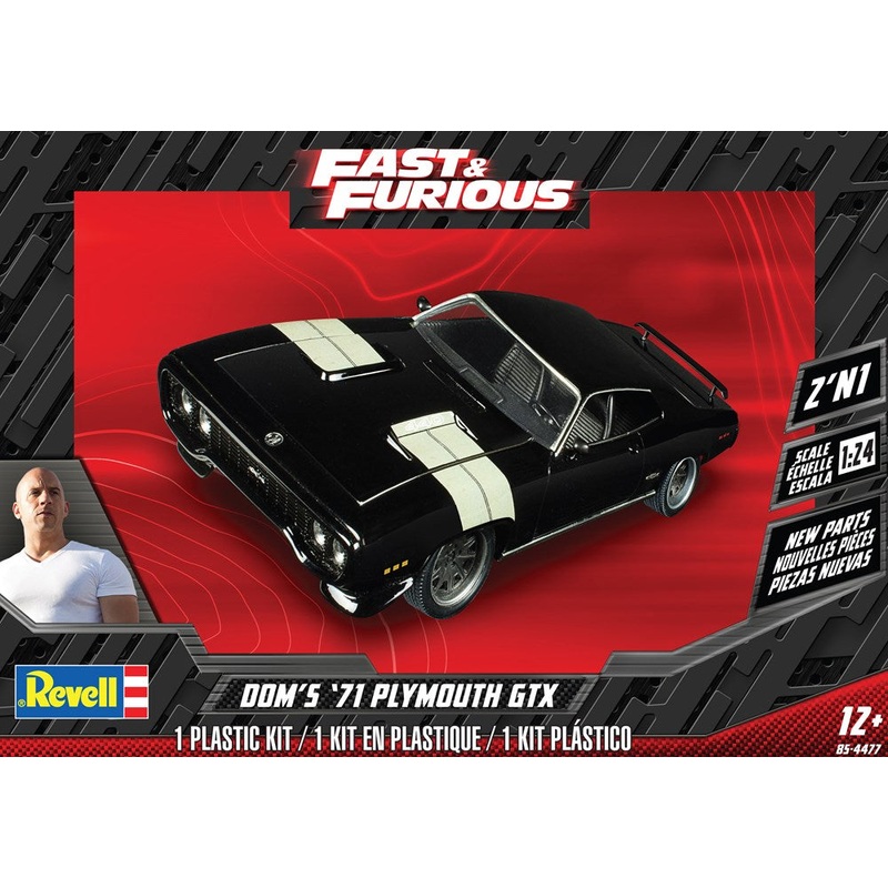 Revell 14477  1/25 Dom’S Plymouth Gtx’71
