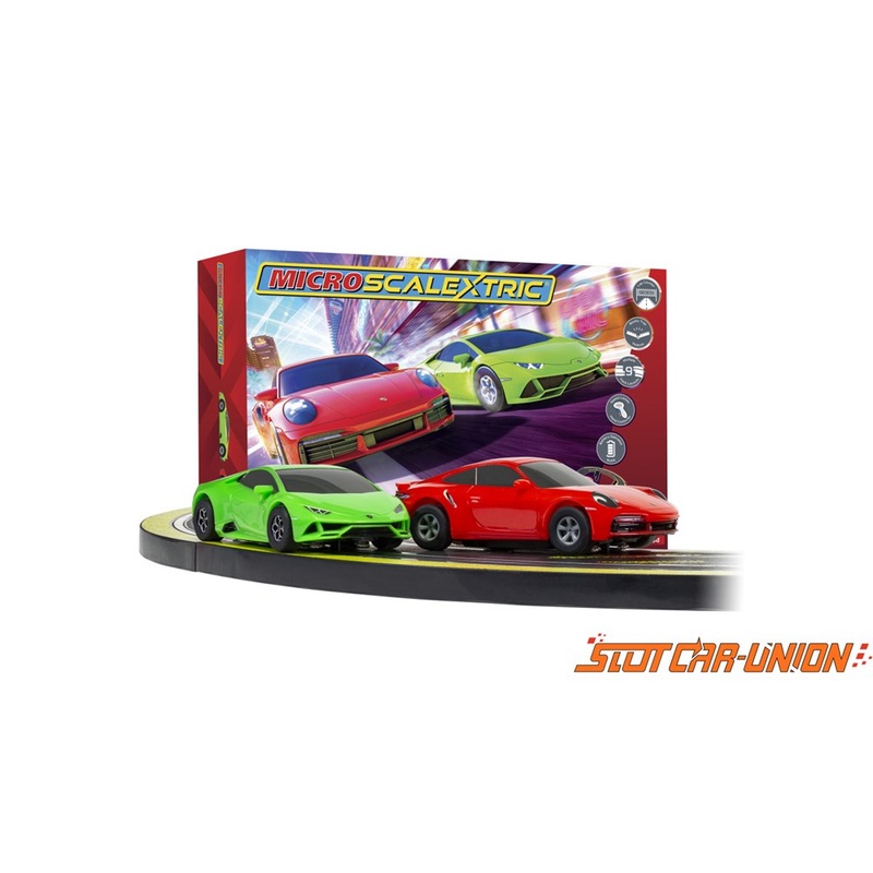 Scalextric G1178 Micro Set: Lambo vs Porsche