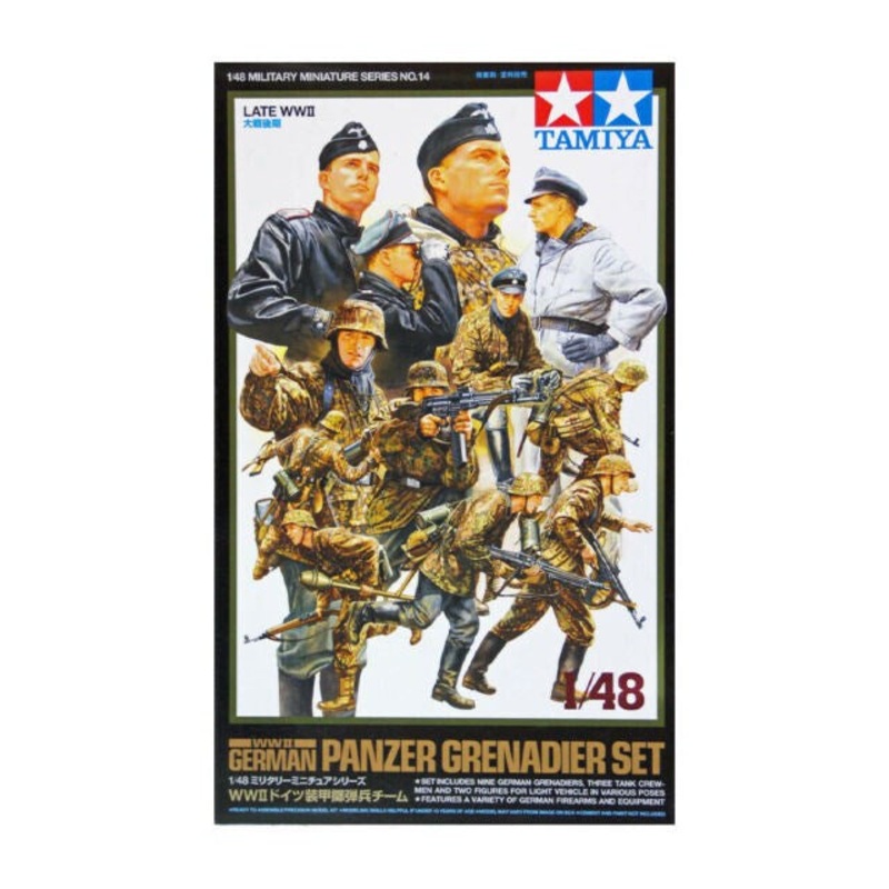 Tamiya 32514 1/48 WWII German Panzer Grenadier Set