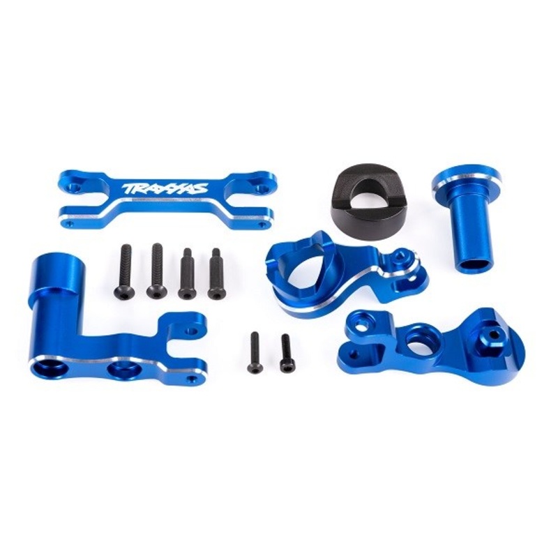 Traxxas 7843 Steering bellcranks / draglink (6061-T6 aluminum blue-anodized)