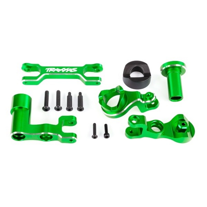 Traxxas 7843 Steering bellcranks / draglink (6061-T6 aluminum green-anodized)