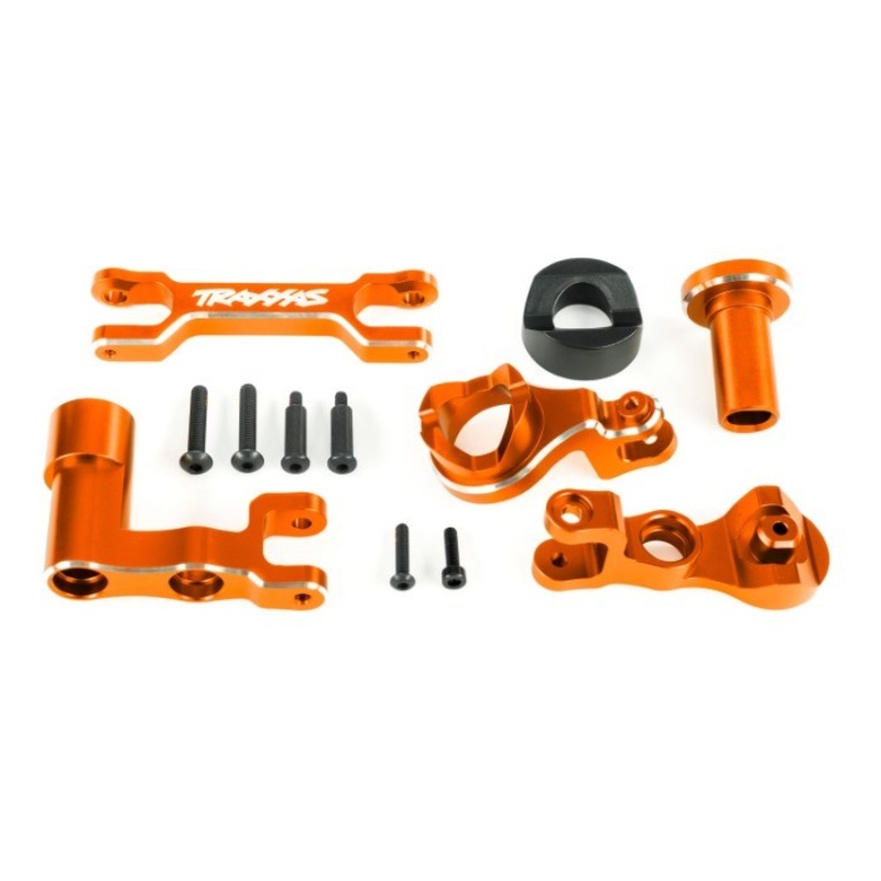 Traxxas 7843 Steering bellcranks / draglink (6061-T6 aluminum orange-anodized)
