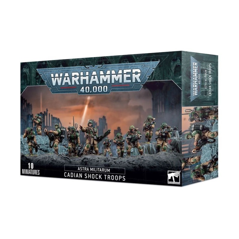 Warhammer 40 000 47-33 Astra Militarum – Cadian Shock Troops
