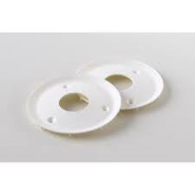 AKA AKA33101W 1/10 Hexlite Rear Wheel Stiffener White